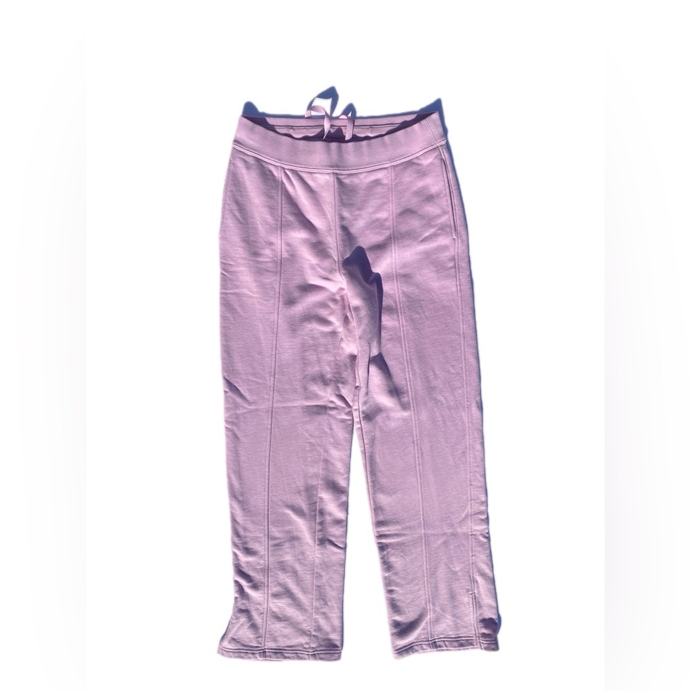 Alo High waisted Free time straight leg sweatpants Sugarplum L - Picture 13 of 16